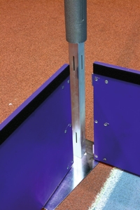 Detail von Hallen-Kugelstossanlage