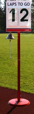 Runden-Anzeigetafel mit Glocke